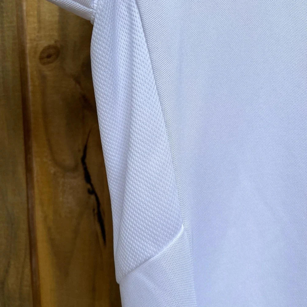 Ralph Lauren RLX Long Sleeve Snap Buttons White Polo Men’s
